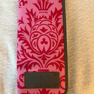 Four Seasons Pink and Red Passport and Travel Folio NWOT